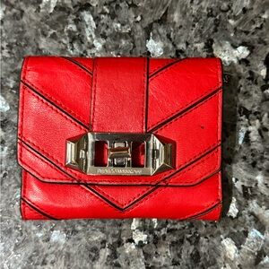 Rebecca Minkoff Cherry Red Leather Wallet